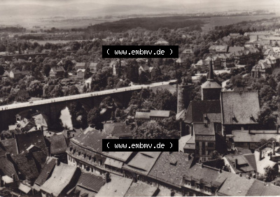 Ansichtskarte DDR Bezirk Dresden, Kreis Bautzen, Stadt Bautzen: In s/w Schwarzweiß Postkarte 1970, Brücke des Friedens (1) Sammlung