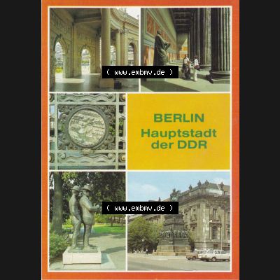 Ansichtskarte DDR Bezirk Berlin, Stadt Berlin-Mitte: Schinkel-Plastik vor dem Alten Museum (1) Sammlung