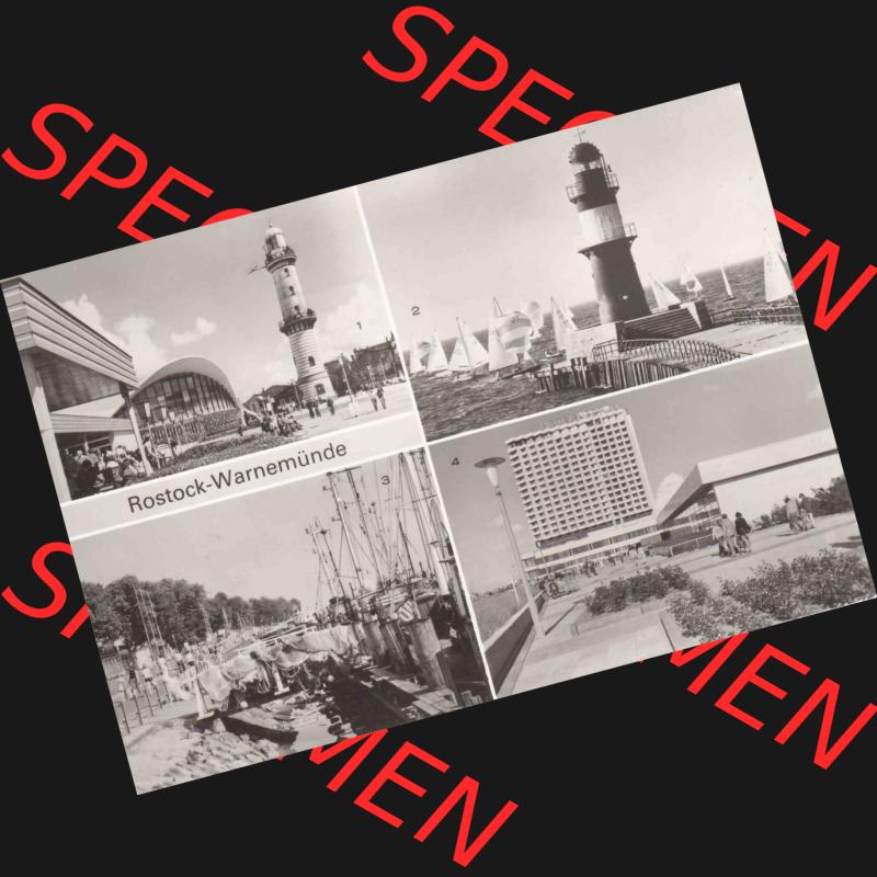 Ansichtskarte DDR Bezirk Rostock, Stadtkreis Rostock, Hansestadt Rostock, Ortsteil Seebad Warnemünde DDR, Rostock-Warnemünde (1) Sammlung