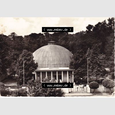 Ansichtskarte DDR Bezirk Gera, Stadtkreis Jena, Stadt Jena: In s/w Schwarzweiß 1959, Planetarium (1) Sammlung