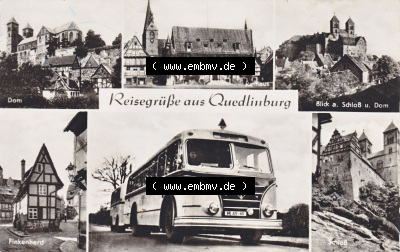Ansichtskarte DDR Bezirk Halle, Stadtkreis Halle? Unbekannt: In s/w Schwarzweiß DDR, Betirk Halle, Kreis Quedlinburg (1) Sammlung
