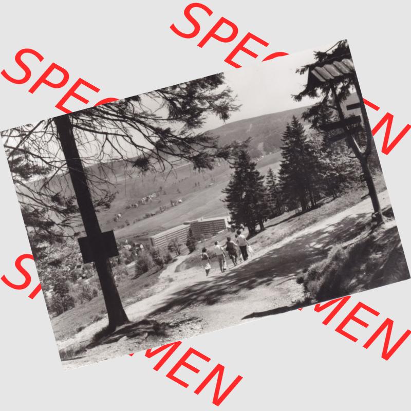 Ansichtskarte Bezirk Karl-Marx-Stadt, Landkreis Annaberg, Stadt Oberwiesenthal Blick vom Eckbauer zum FDGB-Erholungsheim am Fichtelberg. Ansichtskarte bzw. Postkarte aus DDR-Zeiten... Sammlung