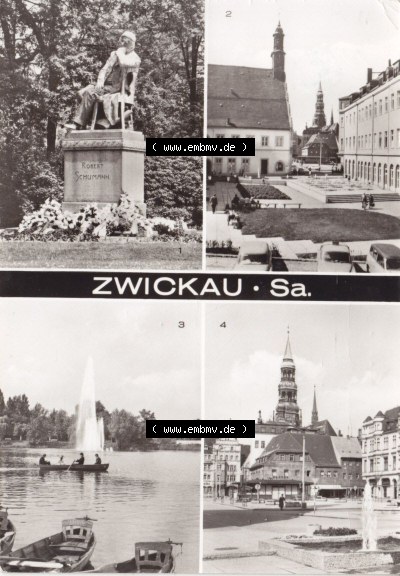 Ansichtskarte bzw. Postkarte aus DDR-Zeiten, Bezirk Karl-Marx-Stadt der DDR Sammlung