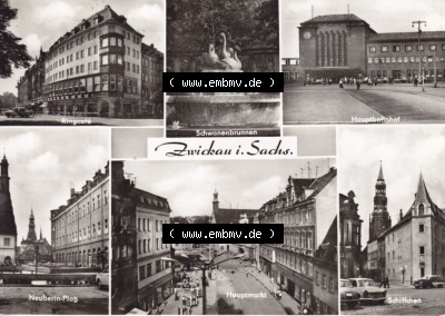 Ansichtskarte bzw. Postkarte aus DDR-Zeiten, Bezirk Karl-Marx-Stadt der DDR Sammlung