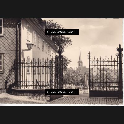 Ansichtskarte Bezirk Erfurt, Stadtkreis Erfurt, Stadt Erfurt Blick zum Domplatz. Ansichtskarte bzw. Postkarte aus DDR-Zeiten der Deutschen Demokratischen Republik von Bezirk Erfurt,... Sammlung