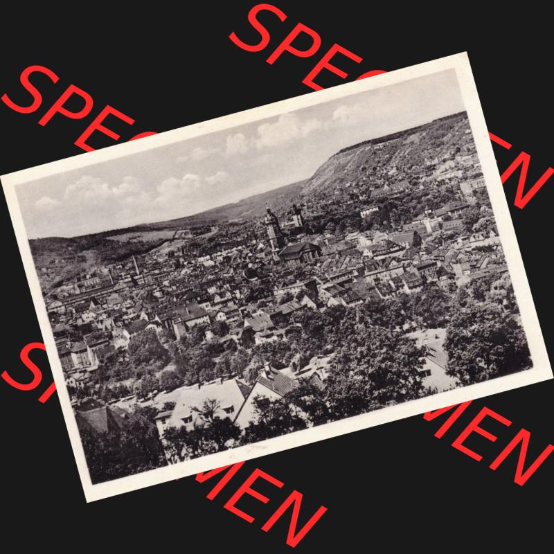 Ansichtskarte DDR Bezirk Gera, Stadtkreis Jena, Stadt Jena: In s/w Schwarzweiß Universitätsstadt Jena (1) Sammlung