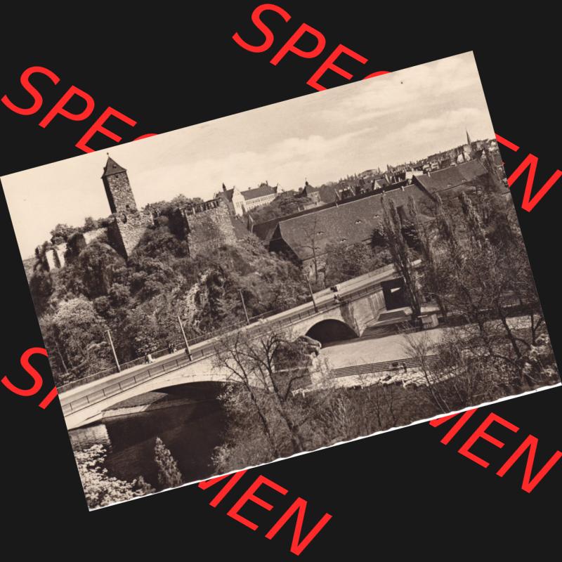 Ansichtskarte DDR Bezirk Halle, Stadtkreis Halle? Unbekannt: In s/w Schwarzweiß Giebichenstein (1) Sammlung