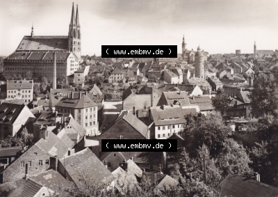 Ansichtskarte DDR Bezirk Dresden, Kreis Görlitz, Stadt Görlitz: In s/w Schwarzweiß Altstadt mit Peterskirche (1) Sammlung