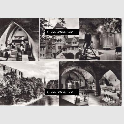 Ansichtskarte DDR Bezirk Halle, Stadtkreis Halle? Unbekannt: In s/w Schwarzweiß Moritzburg (1) Sammlung
