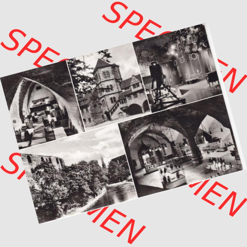 Ansichtskarte DDR Bezirk Halle, Stadtkreis Halle? Unbekannt: In s/w Schwarzweiß Moritzburg (1) Sammlung