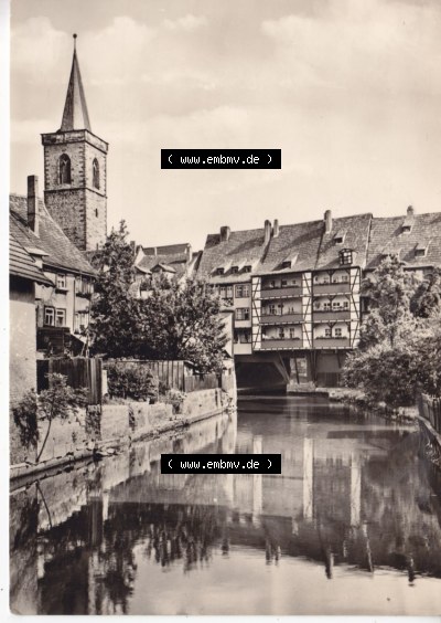 Ansichtskarte bzw. Postkarte aus DDR-Zeiten, Bezirk Erfurt, Stadt Erfurt der DDR Sammlung
