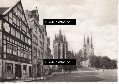 Ansichtskarte bzw. Postkarte aus DDR-Zeiten, Bezirk Erfurt, Stadt Erfurt der DDR Sammlung