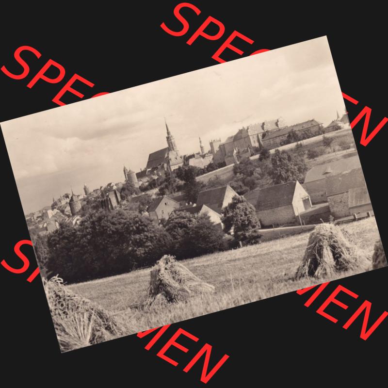 Ansichtskarte DDR Bezirk Dresden, Kreis Bautzen, Stadt Bautzen: In s/w Schwarzweiß Postkarte Nordansicht, ungelaufen (1) Sammlung