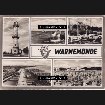 Ansichtskarte DDR Bezirk Rostock, Stadtkreis Rostock, Hansestadt Rostock, Ortsteil Seebad Warnemünde Warnemünde Rostock, Postkarte Lenin (1) Sammlung