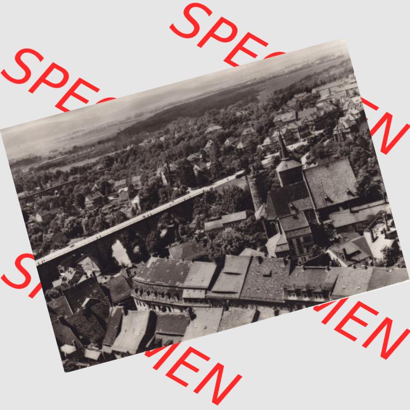 Ansichtskarte DDR Bezirk Dresden, Kreis Bautzen, Stadt Bautzen: In s/w Schwarzweiß Postkarte 1970, Brücke des Friedens (1) Sammlung