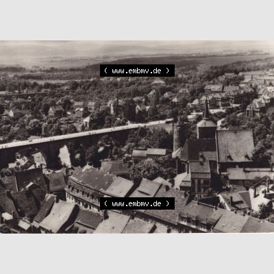 Ansichtskarte DDR Bezirk Dresden, Kreis Bautzen, Stadt Bautzen: In s/w Schwarzweiß Postkarte 1970, Brücke des Friedens (1) Sammlung