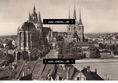 Ansichtskarte bzw. Postkarte aus DDR-Zeiten, Bezirk Erfurt, Stadt Erfurt der DDR Sammlung