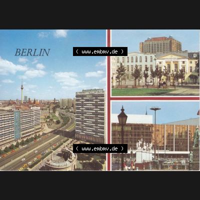 Ansichtskarte DDR Bezirk Berlin, Stadt Berlin-Mitte: Blick in die Leipziger Straße (1) Sammlung