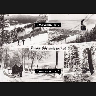 Ansichtskarte Bezirk Karl-Marx-Stadt, Landkreis Annaberg, Stadt Oberwiesenthal Kurort Oberwiesenthal. Ansichtskarte bzw. Postkarte aus DDR-Zeiten der Deutschen Demokratischen... Sammlung