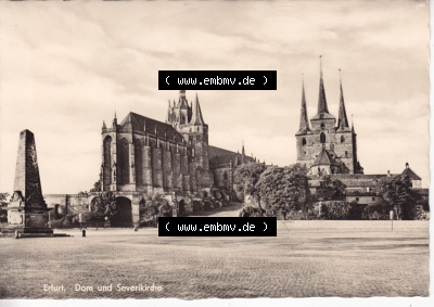 Ansichtskarte bzw. Postkarte aus DDR-Zeiten, Bezirk Erfurt, Stadt Erfurt der DDR Sammlung