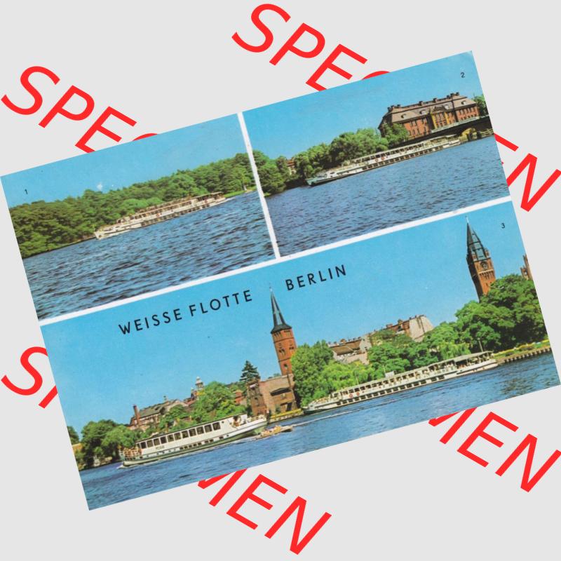 Ansichtskarte DDR Bezirk Berlin, Stadt Berlin: Weisse Flotte Berlin, Luxusschiff auf dem langen See, Köpenicker Becken (1) Sammlung