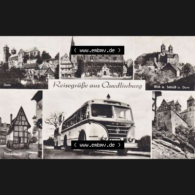 Ansichtskarte DDR Bezirk Halle, Stadtkreis Halle? Unbekannt: In s/w Schwarzweiß DDR, Betirk Halle, Kreis Quedlinburg (1) Sammlung