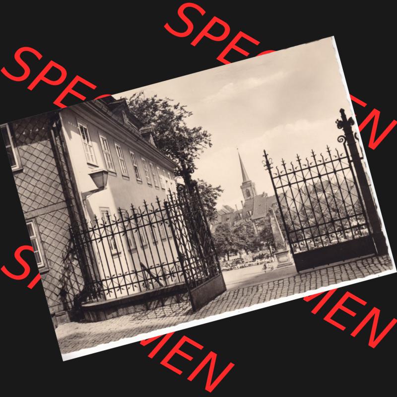 Ansichtskarte Bezirk Erfurt, Stadtkreis Erfurt, Stadt Erfurt Blick zum Domplatz. Ansichtskarte bzw. Postkarte aus DDR-Zeiten der Deutschen Demokratischen Republik von Bezirk Erfurt,... Sammlung