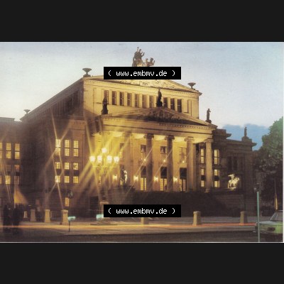 Ansichtskarte DDR Bezirk Berlin, Stadt Berlin-Mitte: Schauspielhaus in Berlin (1) Sammlung