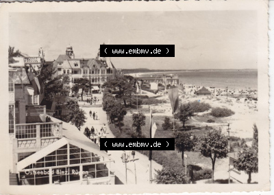 Ansichtskarte bzw. Postkarte in s/w - schwarzweiß aus DDR-Zeiten, Bezirk Rostock, Kreis Rügen Ostseebad Binz, eine Binzer DDR-Sammlung Sammlung