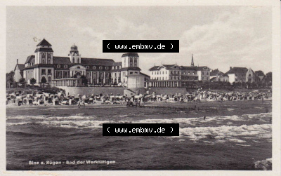 Ansichtskarte bzw. Postkarte in s/w - schwarzweiß aus DDR-Zeiten, Bezirk Rostock, Kreis Rügen Ostseebad Binz, eine Binzer DDR-Sammlung Sammlung