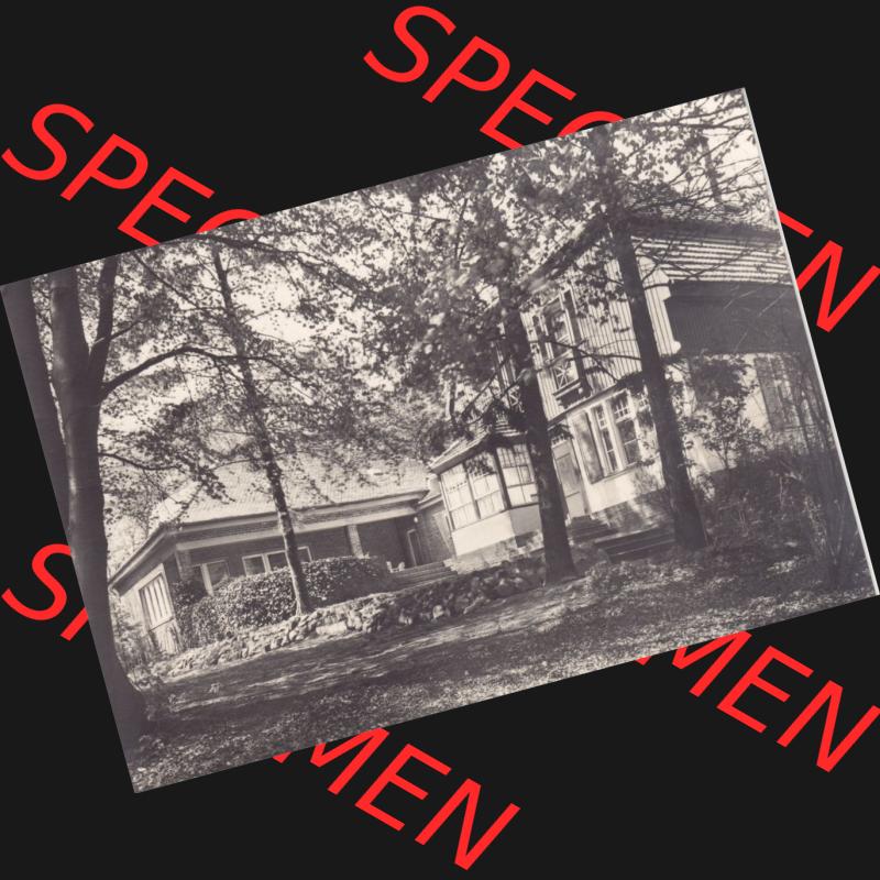 Ansichtskarte DDR Bezirk Rostock, Kreis Rügen, Insel Hiddensee, DDR, Hiddensee Gerhart-Hauptmann-Gedächtnisstätte, Haus Seedorn. s/w - schwarzweiß... Sammlung