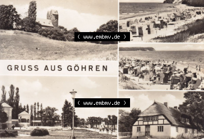 Ansichtskarte bzw. Postkarte aus DDR-Zeiten, Ostseebad Göhren im Norden der DDR Sammlung
