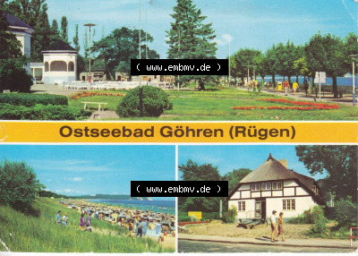 Ansichtskarte bzw. Postkarte aus DDR-Zeiten, Ostseebad Göhren im Norden der DDR Sammlung