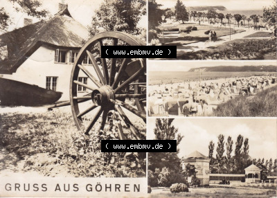 Ansichtskarte bzw. Postkarte aus DDR-Zeiten, Ostseebad Göhren im Norden der DDR Sammlung