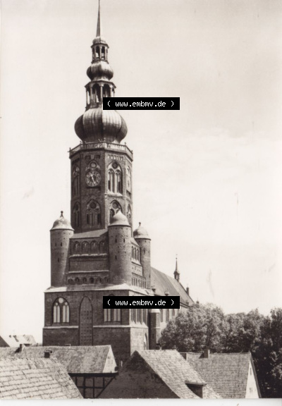 Ansichtskarte bzw. Postkarte in schwarzweiß - s/w aus DDR-Zeiten, Bezirk Rostock, Kreis Greifswald, unsortierte DDR-Sammlung Sammlung