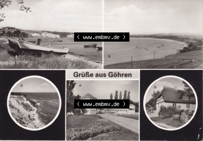 Ansichtskarte bzw. Postkarte aus DDR-Zeiten, Ostseebad Göhren im Norden der DDR Sammlung