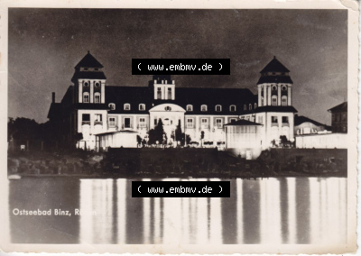 Ansichtskarte bzw. Postkarte in s/w - schwarzweiß aus DDR-Zeiten, Bezirk Rostock, Kreis Rügen Ostseebad Binz, eine Binzer DDR-Sammlung Sammlung
