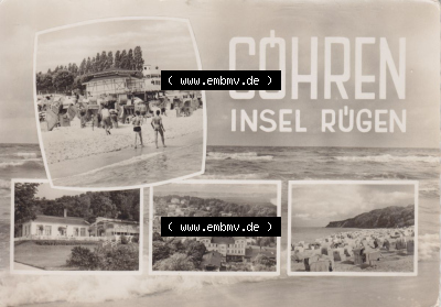 Ansichtskarte bzw. Postkarte aus DDR-Zeiten, Ostseebad Göhren im Norden der DDR Sammlung
