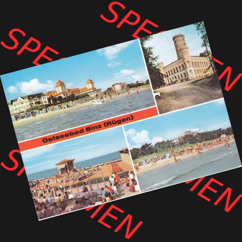 Ansichtskarte DDR Bezirk Rostock, Kreis Rügen, Ostseebad Binz, in Farbe - Color DDR, Ostseebad Binz (Rügen). Ansichtskarte bzw. Postkarte in Farbe... Sammlung