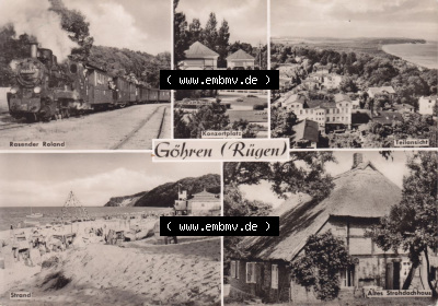 Ansichtskarte bzw. Postkarte aus DDR-Zeiten, Ostseebad Göhren im Norden der DDR Sammlung