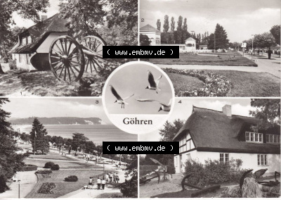 Ansichtskarte bzw. Postkarte aus DDR-Zeiten, Ostseebad Göhren im Norden der DDR Sammlung