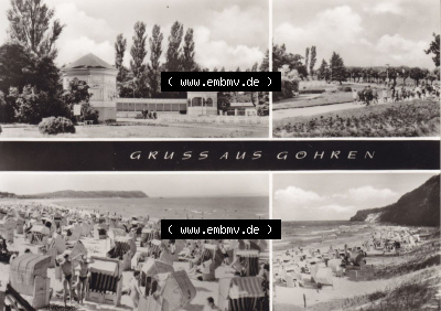 Ansichtskarte bzw. Postkarte aus DDR-Zeiten, Ostseebad Göhren im Norden der DDR Sammlung