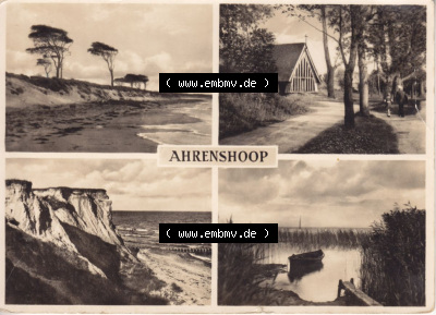 Ansichtskarte bzw. Postkarte aus DDR-Zeiten, Bezirk Rostock, Kreis Ribnitz-Damgarten, Ostseebad Ahrenshoop der DDR Sammlung