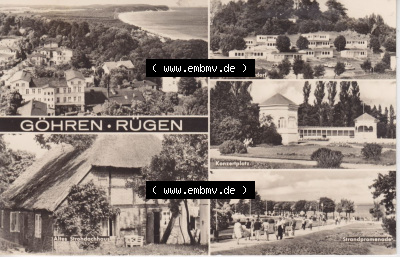 Ansichtskarte bzw. Postkarte aus DDR-Zeiten, Ostseebad Göhren im Norden der DDR Sammlung