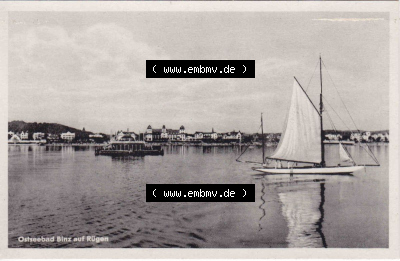 Ansichtskarte bzw. Postkarte in s/w - schwarzweiß aus DDR-Zeiten, Bezirk Rostock, Kreis Rügen Ostseebad Binz, eine Binzer DDR-Sammlung Sammlung