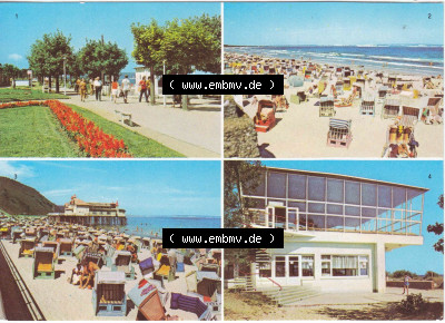 Ansichtskarte bzw. Postkarte aus DDR-Zeiten, der Insel Rügen im Norden der DDR Sammlung