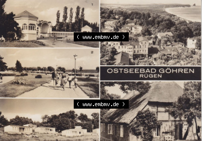 Ansichtskarte bzw. Postkarte aus DDR-Zeiten, Ostseebad Göhren im Norden der DDR Sammlung