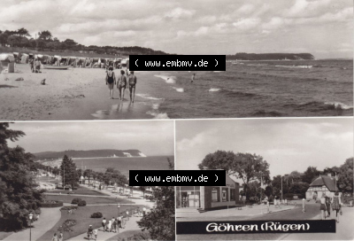 Ansichtskarte bzw. Postkarte aus DDR-Zeiten, Ostseebad Göhren im Norden der DDR Sammlung