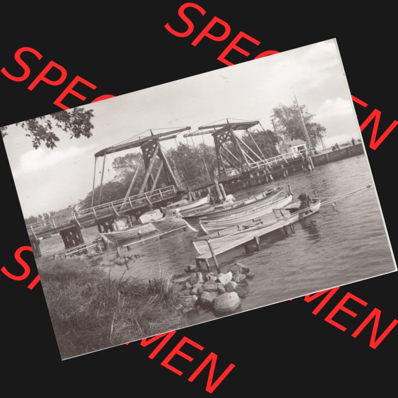 Ansichtskarte DDR Bezirk Rostock, Kreis Greifswald unsortiert Wiecker Brücke II. Ansichtskarte bzw. Postkarte in schwarzweiß - s/w aus DDR-Zeiten der Deutschen Demokratischen... Sammlung
