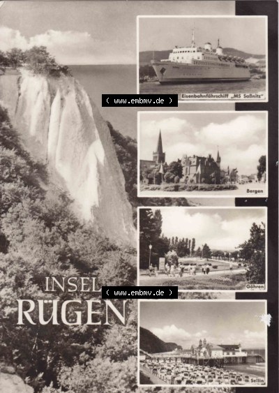 Ansichtskarte bzw. Postkarte aus DDR-Zeiten, der Insel Rügen im Norden der DDR Sammlung
